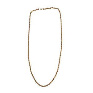 Elegant Gold Rope Chain Necklace